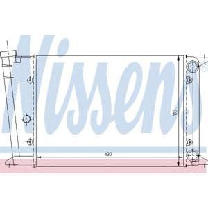 воден радиатор NISSENS 65050 