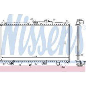 воден радиатор NISSENS 622831 