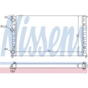 воден радиатор NISSENS 64006
