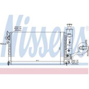воден радиатор NISSENS 63528 