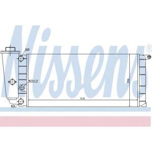 воден радиатор NISSENS 61837 