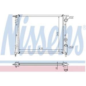 воден радиатор NISSENS 63919 