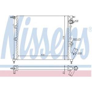 воден радиатор NISSENS 63894