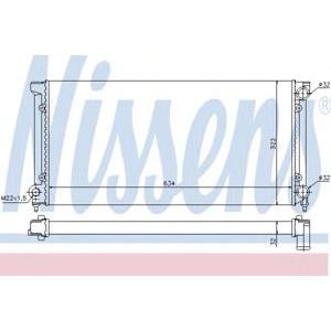 воден радиатор NISSENS 651611 