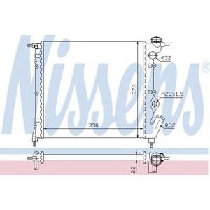воден радиатор NISSENS 63929
