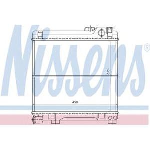 воден радиатор NISSENS 60667 