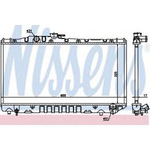 воден радиатор NISSENS 64712