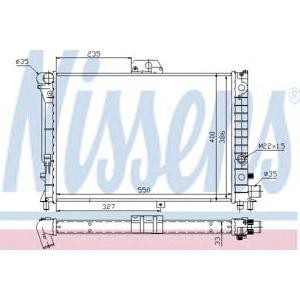 воден радиатор NISSENS 64046