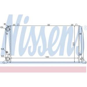 воден радиатор NISSENS 604361