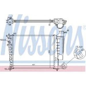 воден радиатор NISSENS 613671