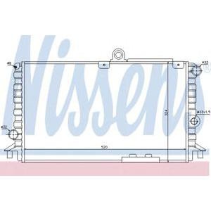 воден радиатор NISSENS 60018