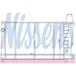 воден радиатор NISSENS 61375