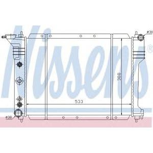воден радиатор NISSENS 60976 