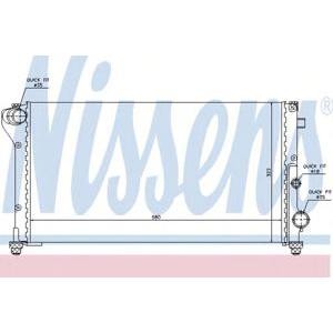 воден радиатор NISSENS 617846 