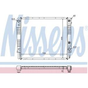 воден радиатор NISSENS 65530A 