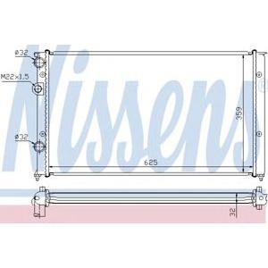 воден радиатор NISSENS 652451 