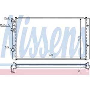 воден радиатор NISSENS 65248 