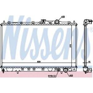 воден радиатор NISSENS 62839 