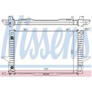 воден радиатор NISSENS 65535A 