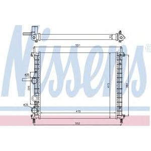 воден радиатор NISSENS 617848 