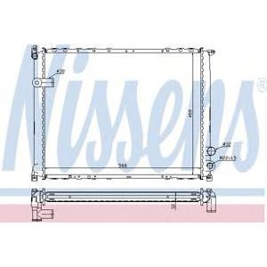 воден радиатор NISSENS 63944A 