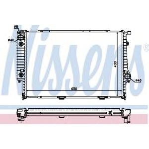воден радиатор NISSENS 60748A