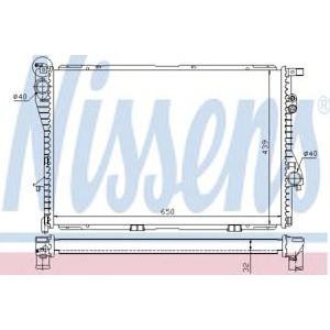 воден радиатор NISSENS 60603A
