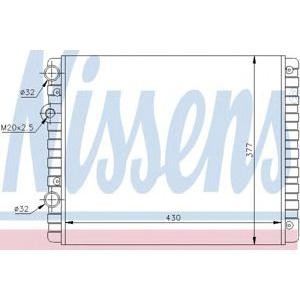 воден радиатор NISSENS 652341 