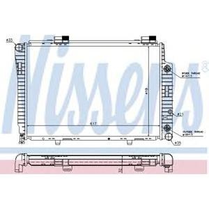 воден радиатор NISSENS 62756A