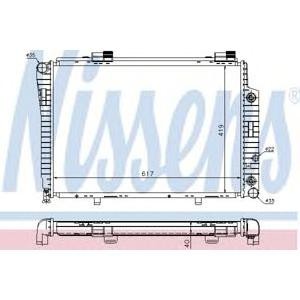 воден радиатор NISSENS 62749A