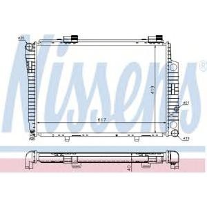 воден радиатор NISSENS 62752A 
