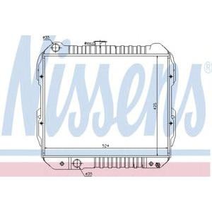 воден радиатор NISSENS 64844 