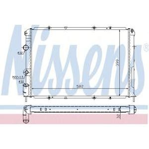 воден радиатор NISSENS 63938A
