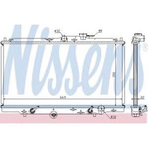 воден радиатор NISSENS 633141 