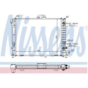 воден радиатор NISSENS 64033A 