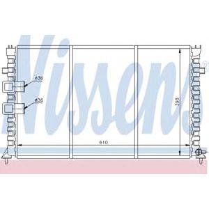 воден радиатор NISSENS 61345 