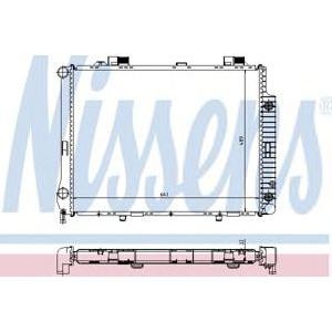 воден радиатор NISSENS 62666A