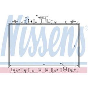воден радиатор NISSENS 63313 