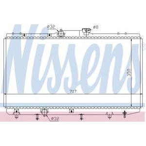 воден радиатор NISSENS 648321