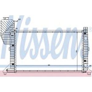 воден радиатор NISSENS 62664A