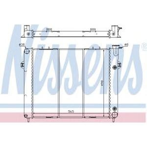 воден радиатор NISSENS 609901