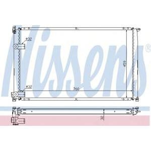 воден радиатор NISSENS 63935A