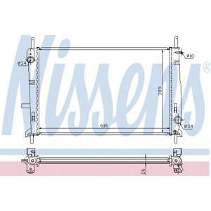 воден радиатор NISSENS 62056A 
