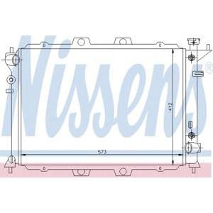 воден радиатор NISSENS 67003 