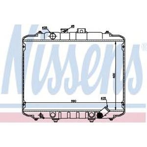 воден радиатор NISSENS 67015 