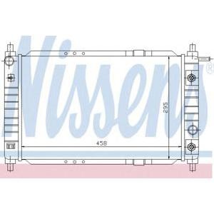 воден радиатор NISSENS 61663 