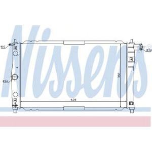 воден радиатор NISSENS 61654 