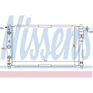 воден радиатор NISSENS 616591 