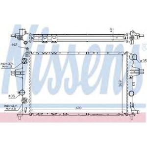 воден радиатор NISSENS 63003A 