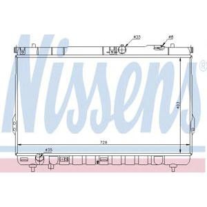 воден радиатор NISSENS 67031 